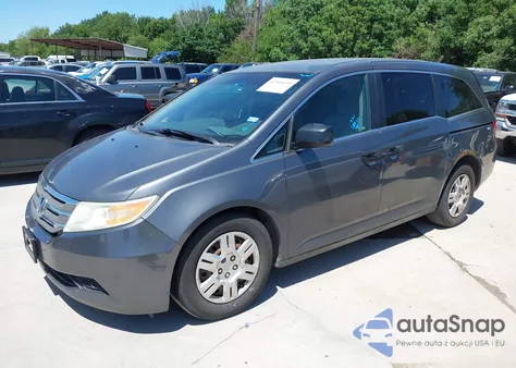 2011 Honda Odyssey Lx from USA, damaged, VIN 5FNRL5H24BB081767